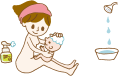 赤ちゃんの入浴