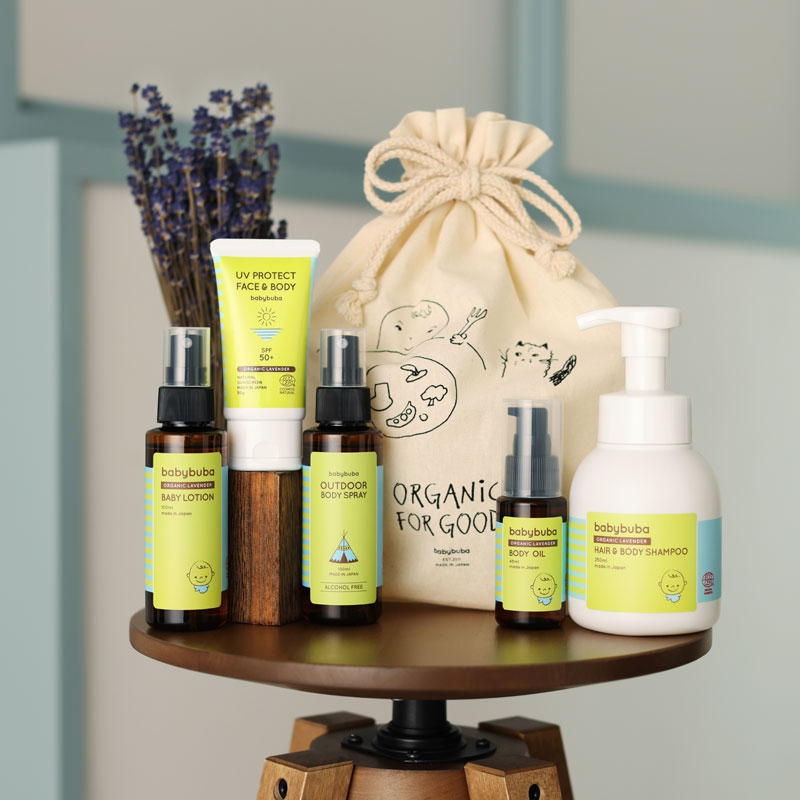 babybuba ギフトセットLO ハンドタオル＆スタイ付き